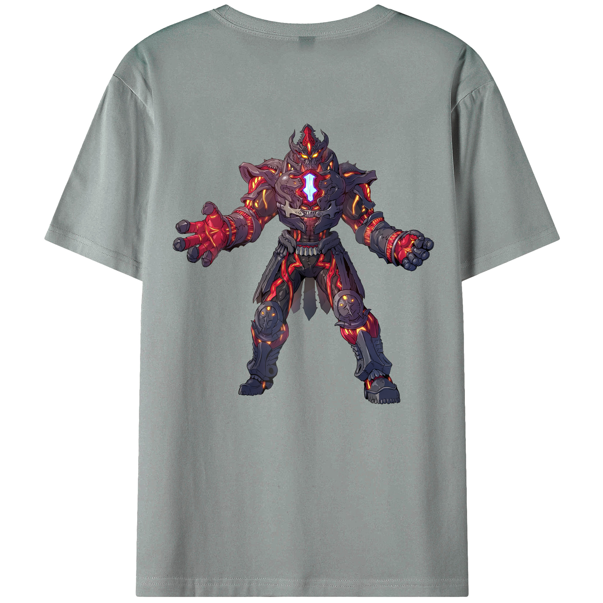 （画像用） ウルトラマン Ultraman 綿100％ メンズ半袖Tシャツ（バックプリント） 通気性